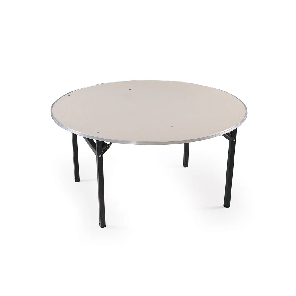 Intermetal IFT 18 Flock Top Round Folding Table