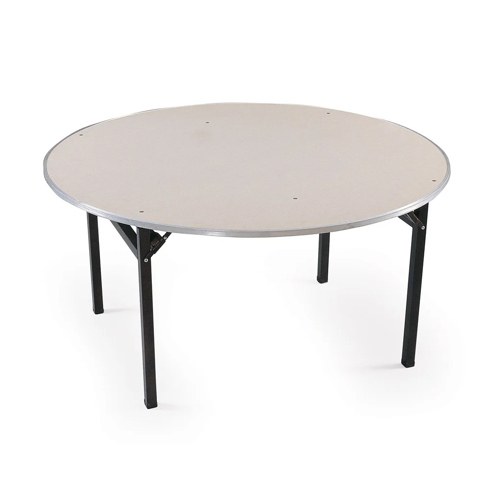 Intermetal IFT 19 Flock Top Round Folding Table