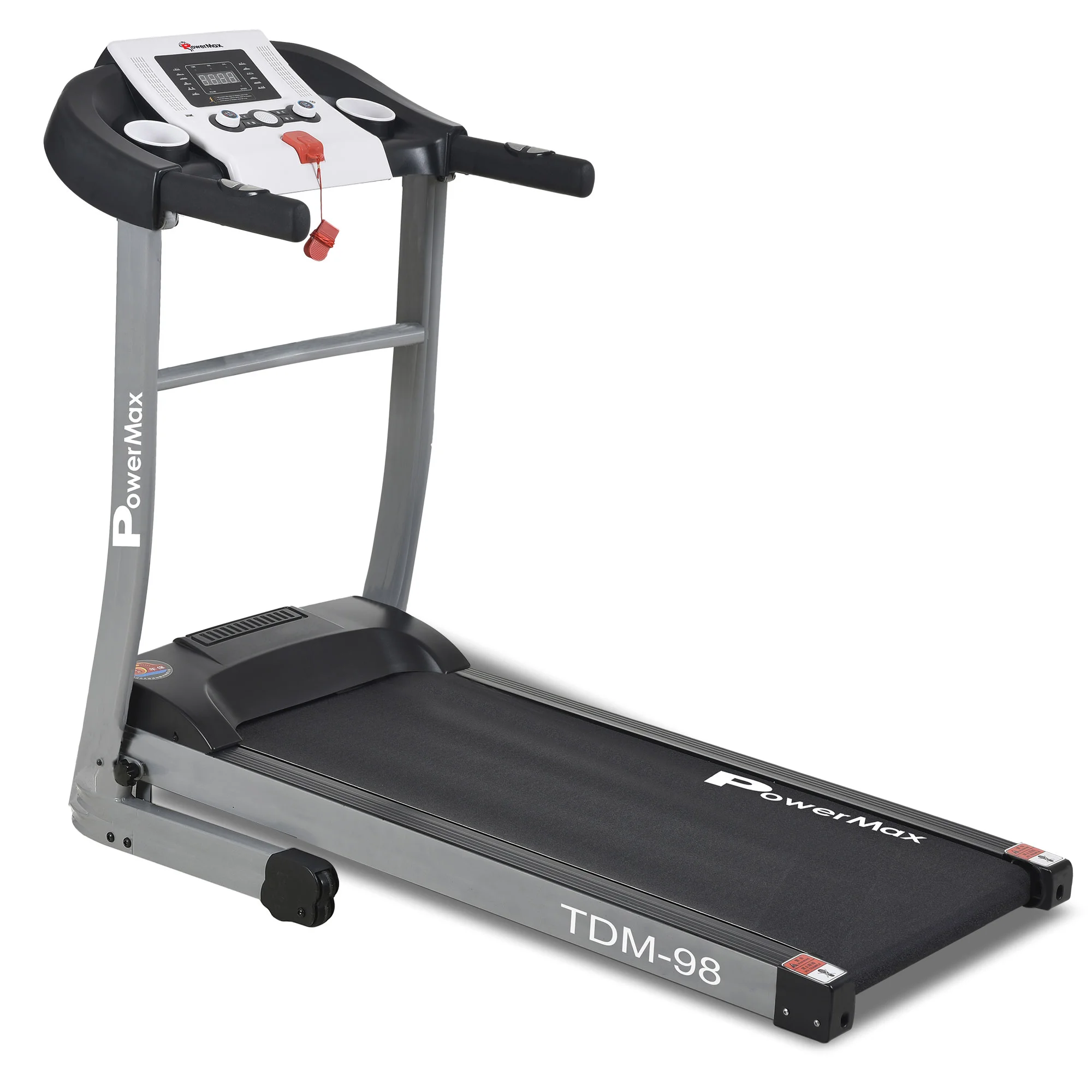 PowerMax Fitness TDM-98 (1.75HP), Light Weight, Foldable Motorized Treadmill for Cardio Workout at Home