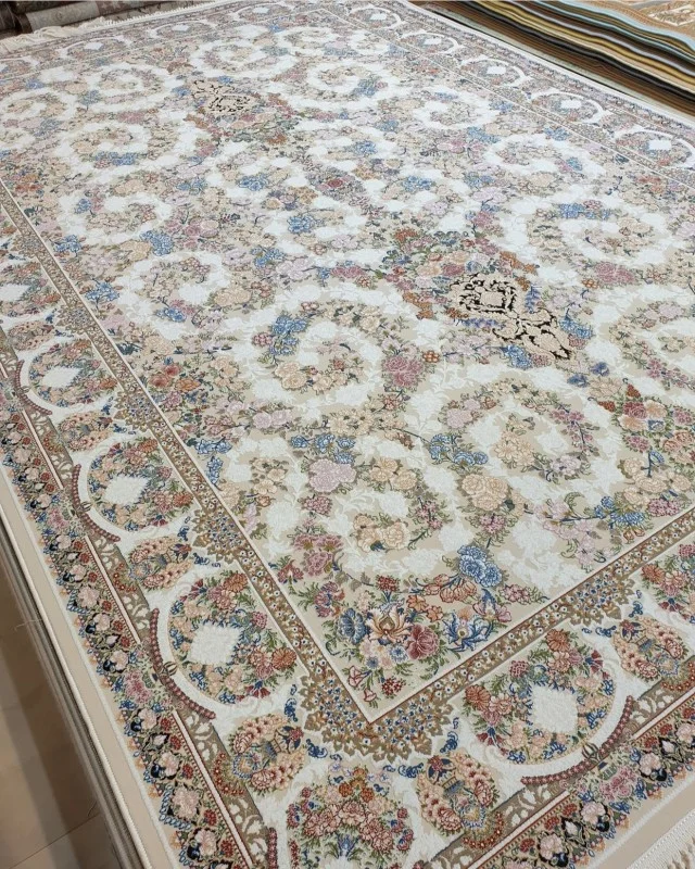 Iranian Machine Made Carpet-1200 Reeds