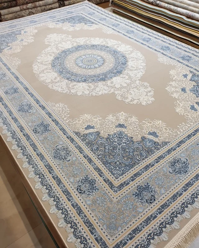 Iranian Machine Made Carpet-1200 Reeds