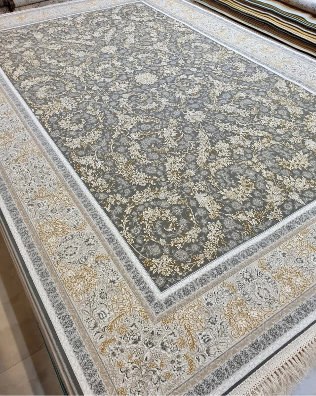 Iranian Machine Made Carpet-1200 Reeds