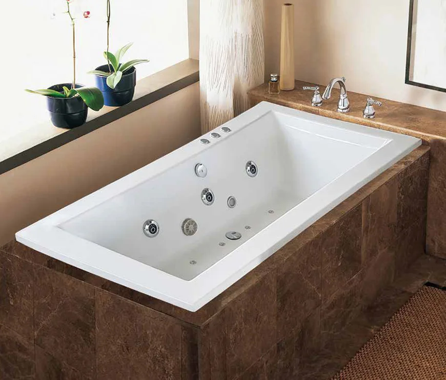 AB Bathtubs Olper Whirlpool With Air System