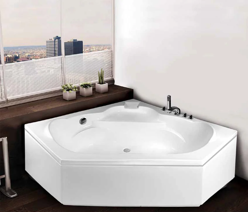 AB Corner Bathtubs Five Star With Panel