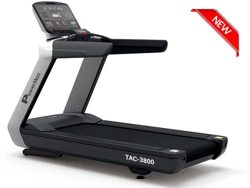 PowerMax Fitness TAC-3600 6.0HP Motorized Commercial Treadmill with Automatic Incline