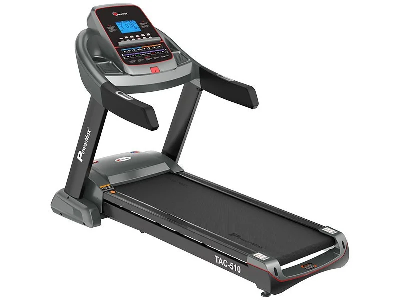 PowerMax Fitness TAC-510 (4.5HP) Semi-Commercial AC Motorized Treadmill with 7.1" LCD Display