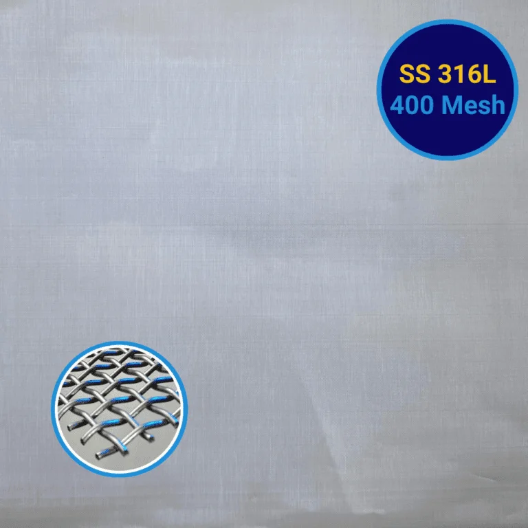 YKM SS 316L Wire Mesh 400 0.03mmx1mx30m