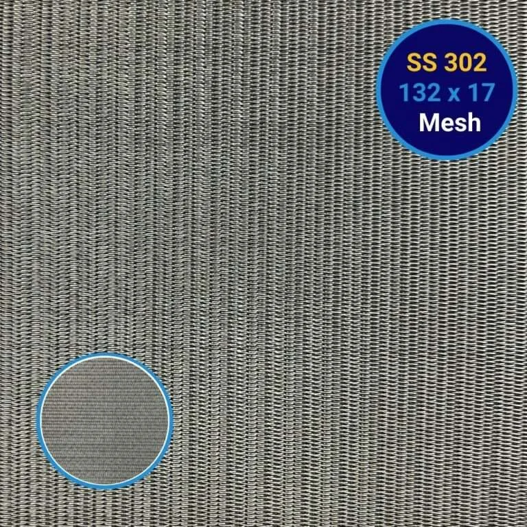 YKM SS 302 Wire Mesh " 132"17/0.27"0.45mmx140mm