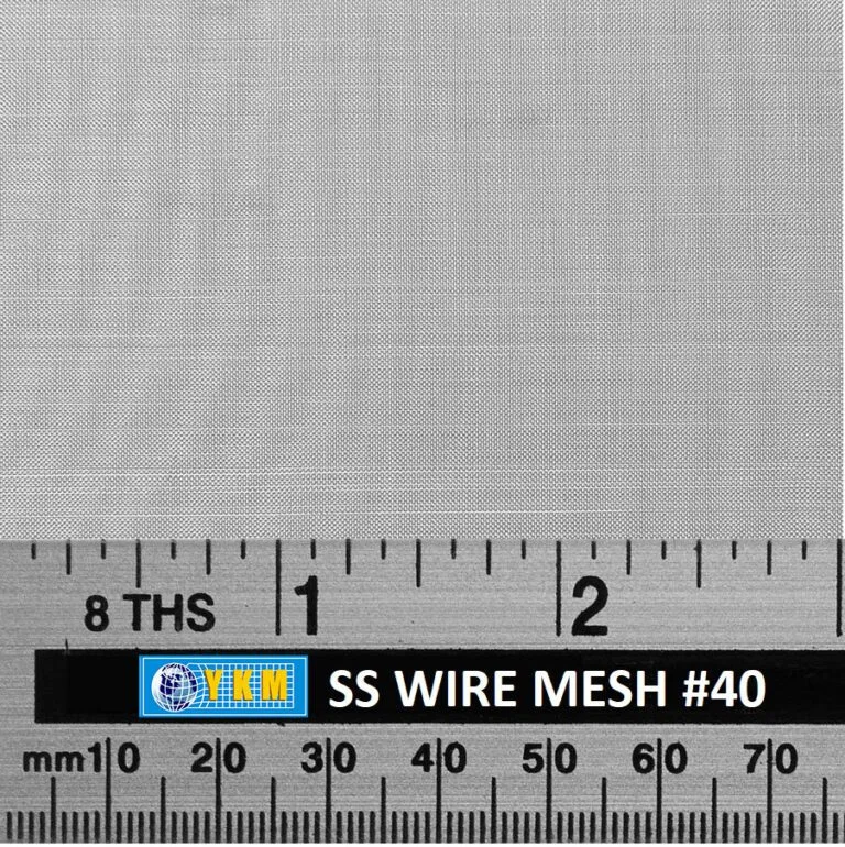 YKM SS 304 Wire Mesh 40 Mesh 0.18mmx1.2mx18m