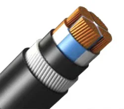 AD CABLES LV POWER CABLES TWO CORE COPPER CONDUCTOR XLPE INSULATED LSZH SHEATHED ALUMINUM WIRE ARMOURED CABLES CU/XLPE/AWA/LSZH