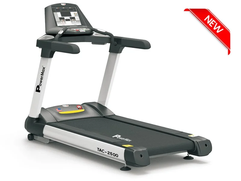 PowerMax Fitness TAC-2500 6.0HP Motorized Commercial Treadmill with Automatic Incline