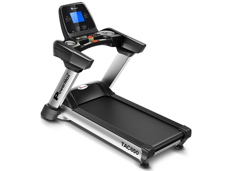 PowerMax Fitness TAC-650 5HP AC Motorized Treadmill with Auto Inclination