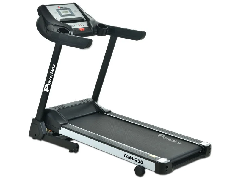 PowerMax Fitness TAM-230 AC Motorized Treadmill with MP3 & iPad Holder