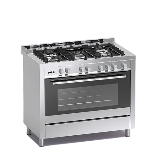 White Gas Cooking Range 5 Burner WGH10060M