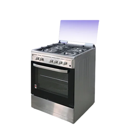 White Gas Cooking Range 4 Burner WG6060GSS-1