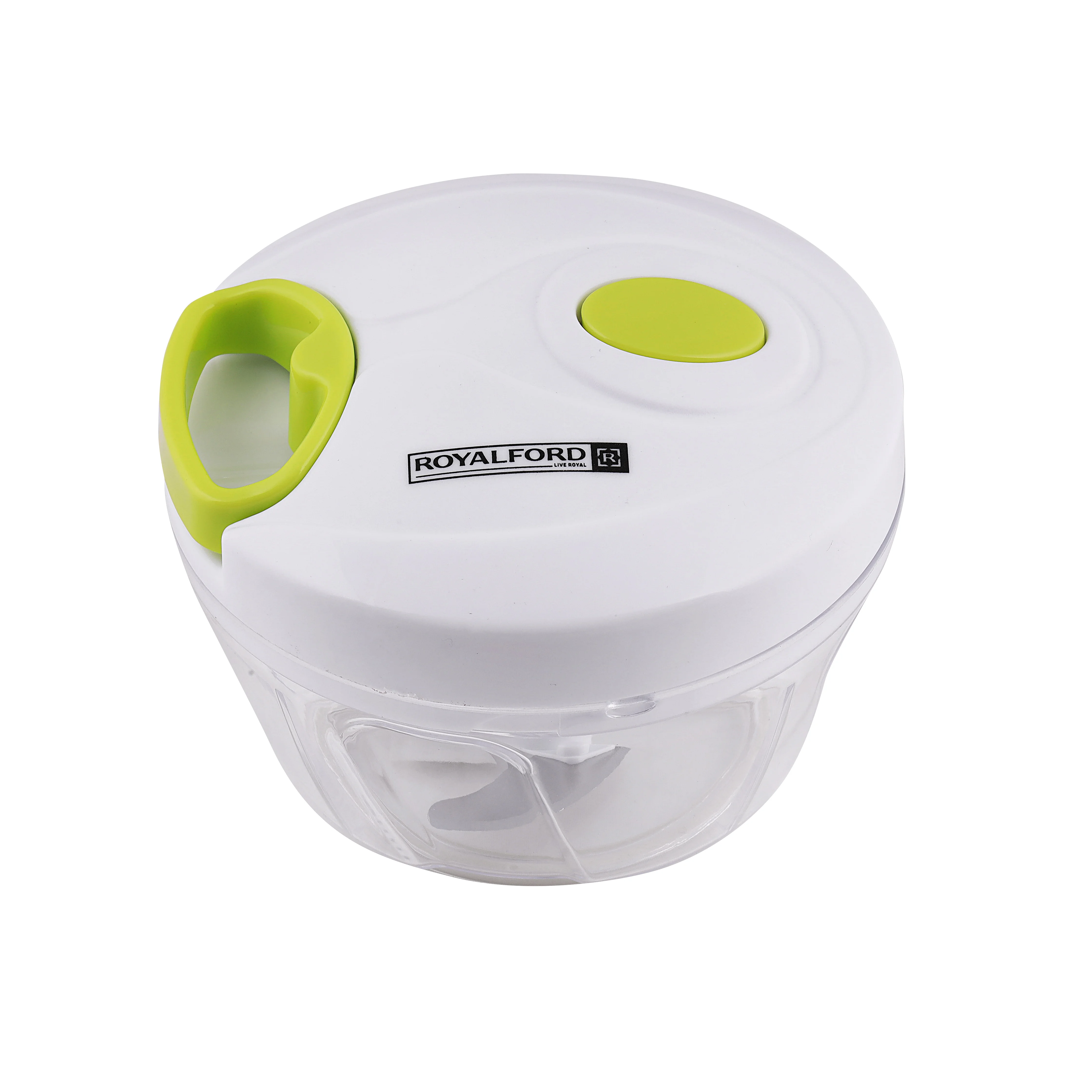 Royalford RFU9042 Manual Food Chopper - BPA Free Multi Hand