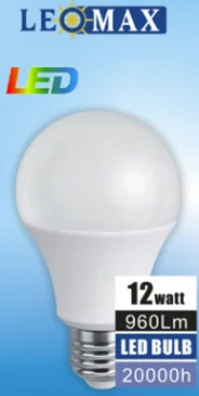 12W A60 LEOMAX LED Bulb, E27