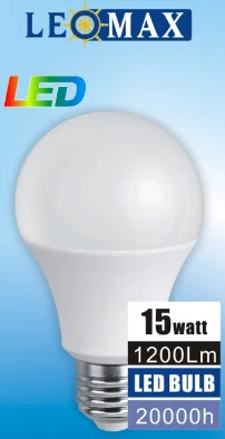 15W A70 LEOMAX LED Bulb, E27