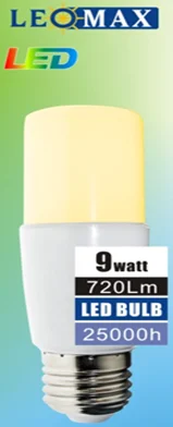 9W T37 LEOMAX LED Bulb, E27