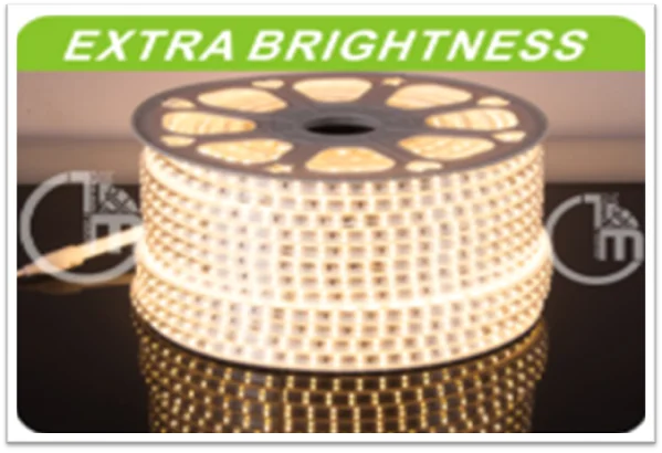 2835 EXTRA BRIGHT LED Strip, 120 pcs/meter, 220V (20cm CUT)