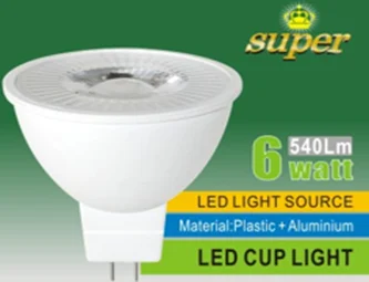 6W MR16 12V LED CUP