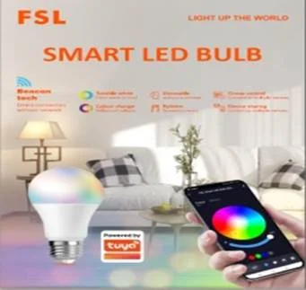 FSL-SM-BL01 RGBCCT A60 9W Beacon Tech Dimmable Smart Bulb RGB/6500K-3000K