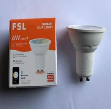 FSL-SM-GU10-CCT GU10 6W Beacon Tech Dimmable Smart Cup 6500K-3000K