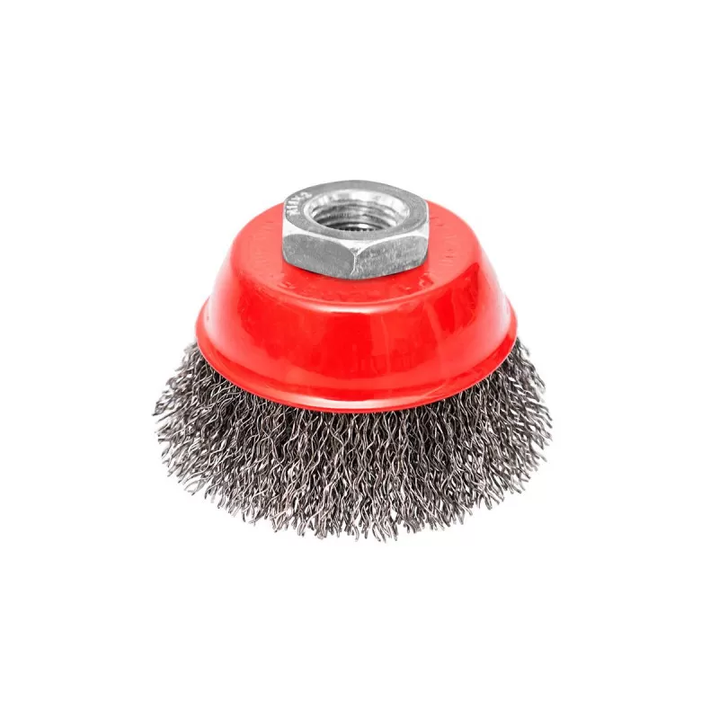 65MM CUP BRUSH M14*2 CRIMPED STEEL