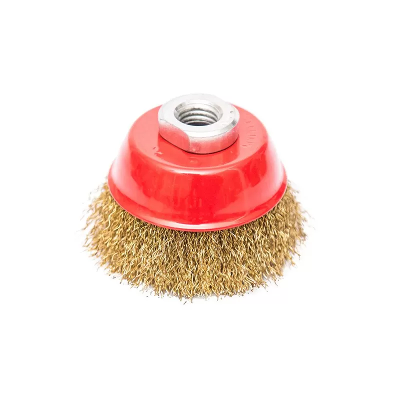 65MM CUP BRUSH M14*2 CRIMPED BRASS