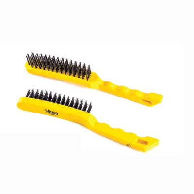 HAND WIRE BRUSH PLASTIC HANDLE