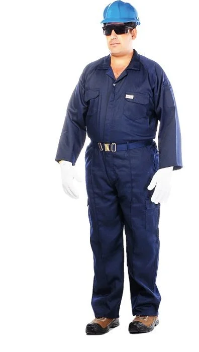 100% TWILL COVERALL 190 GSM 1NV LARGE NAVY BLUE