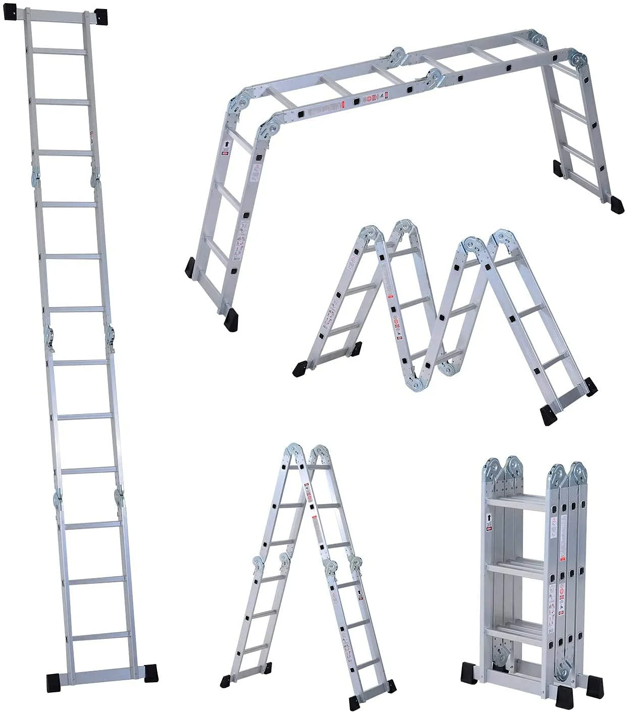 AUMINIUM MULTIFUNCTION LADDER 4X3