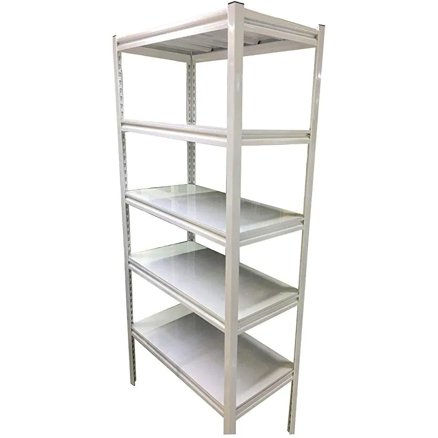 BOLTLESS SHELF WHITE 90X45X200CM 5LVL