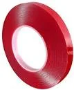 DOUBLE SIDED TAPE RED 1" X 10MTR