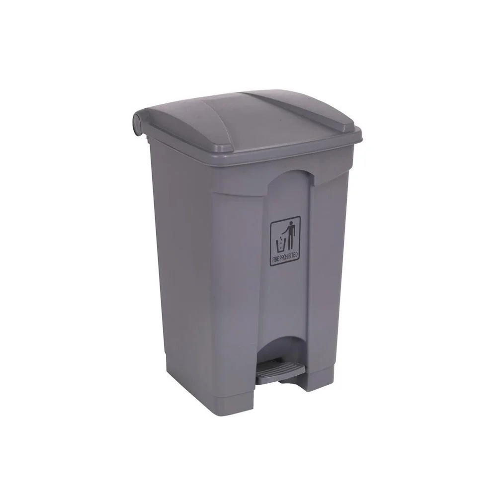 GARBAGE CAN 87LTR WITH PEDAL GRAY