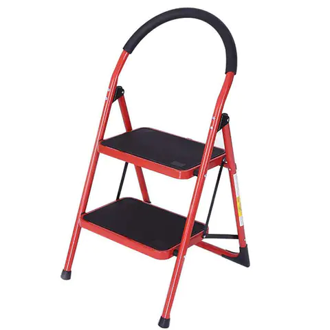 HOUSEHOLD LADDER 2 STEPS RED