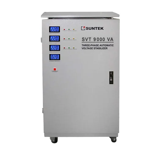 Three phase servomotor type stabilizer TNS-SUNTEK-9KVA