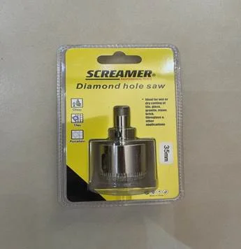 DIAMOND HOLE SAW WITH BIT / SCREAMER 25MM