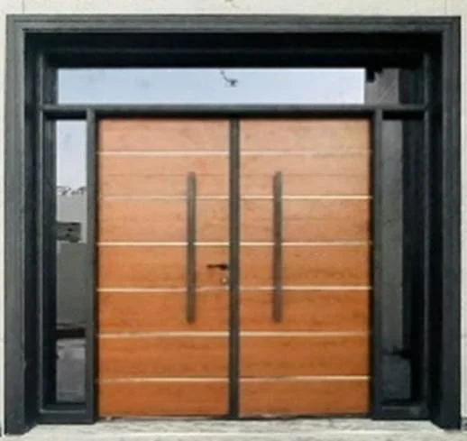 Aluminium Doors using specialy for entrence villa, backside door waterproof heavy duty aluminium with good finishing with inside rubber sealed - SR005