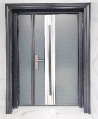 Aluminium Doors using specialy for entrence villa, backside door waterproof heavy duty aluminium with good finishing with inside rubber sealed - SR010