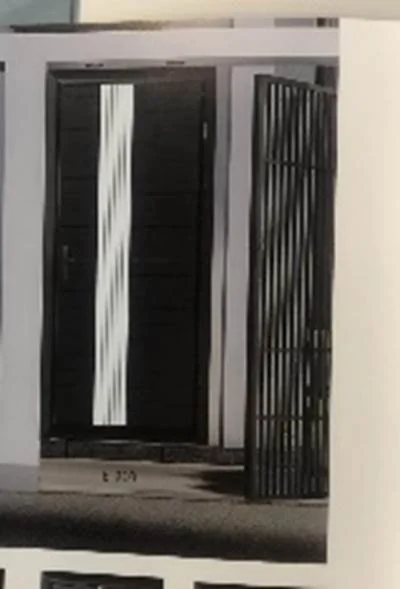 Aluminium Doors using specialy for entrence villa, backside door waterproof heavy duty aluminium with good finishing with inside rubber sealed - SR024