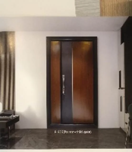 Aluminium Doors using specialy for entrence villa, backside door waterproof heavy duty aluminium with good finishing with inside rubber sealed - SR025