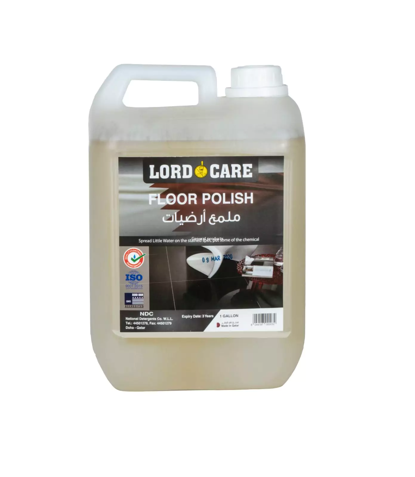 Heavy Duty Floor Polish Liquid 5 liters gallon