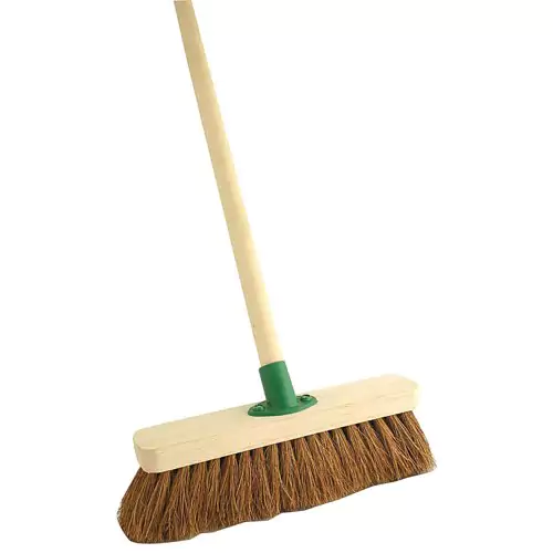 Plastic Soft Brush 30 cm With Wooden Handle