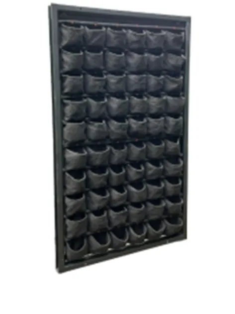 PREFABRICATED FABRIC POCKET VERTICAL GARDEN