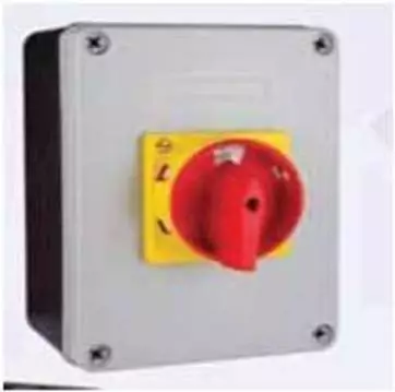 Aluminium Enclosure IP65 125A 2Pole, 380 - 440 Volts, 60Hz Load Break Switch (LBS)