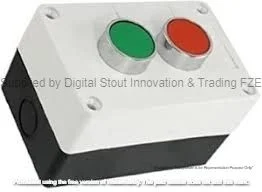 Double push button 0-1 (red-green)