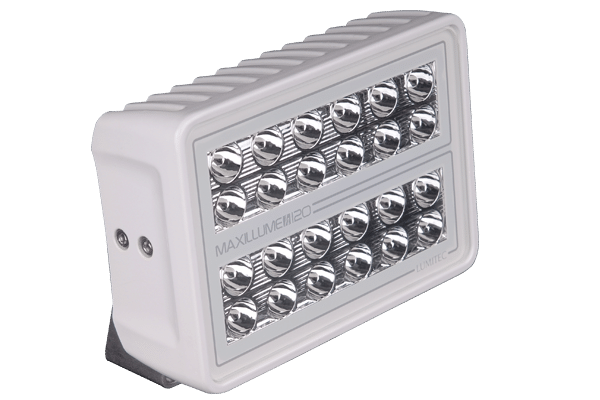 Maxillume h120 Trunnion Mount LED Flood Light - White SKU 101346