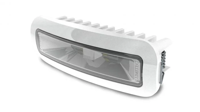 Capri3 Flush Mount LED Flood Light - White Non Dimming SKU 101723