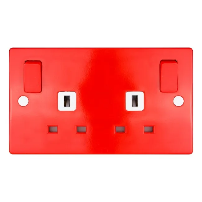 Schneider Electric Ultimate switched socket 2P 2 gangs red GU3030RD